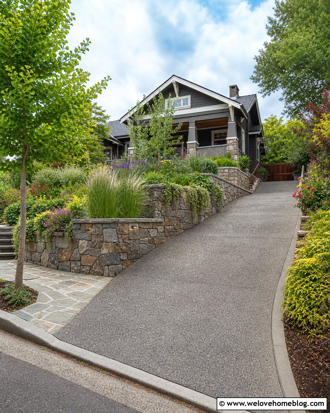Raised Garden Bed Next To Sloped Driveway - 20 Garden Bed Next To Driveway Ideas