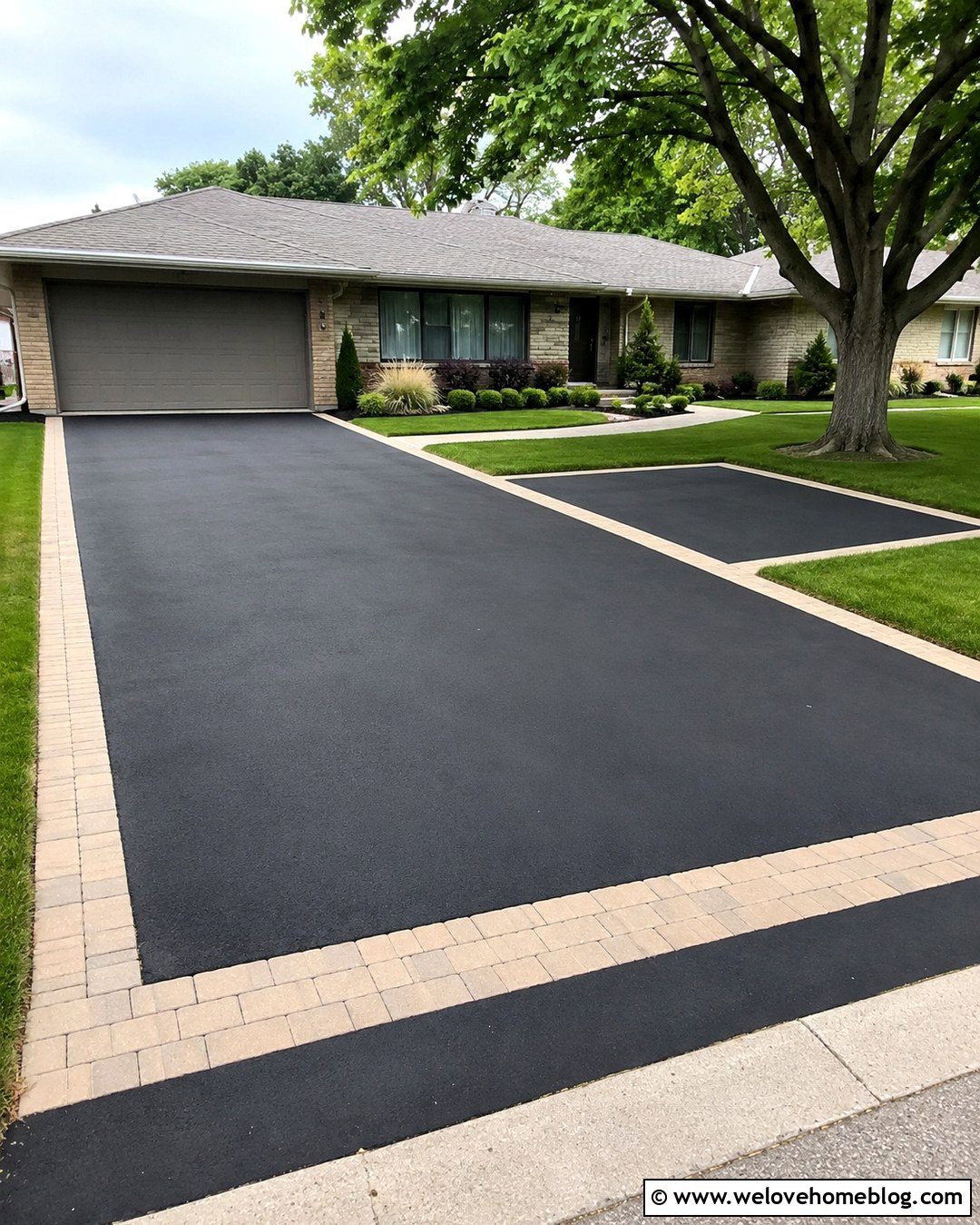 Ranch Asphalt Driveway Plan - 20 driveway plans ideas