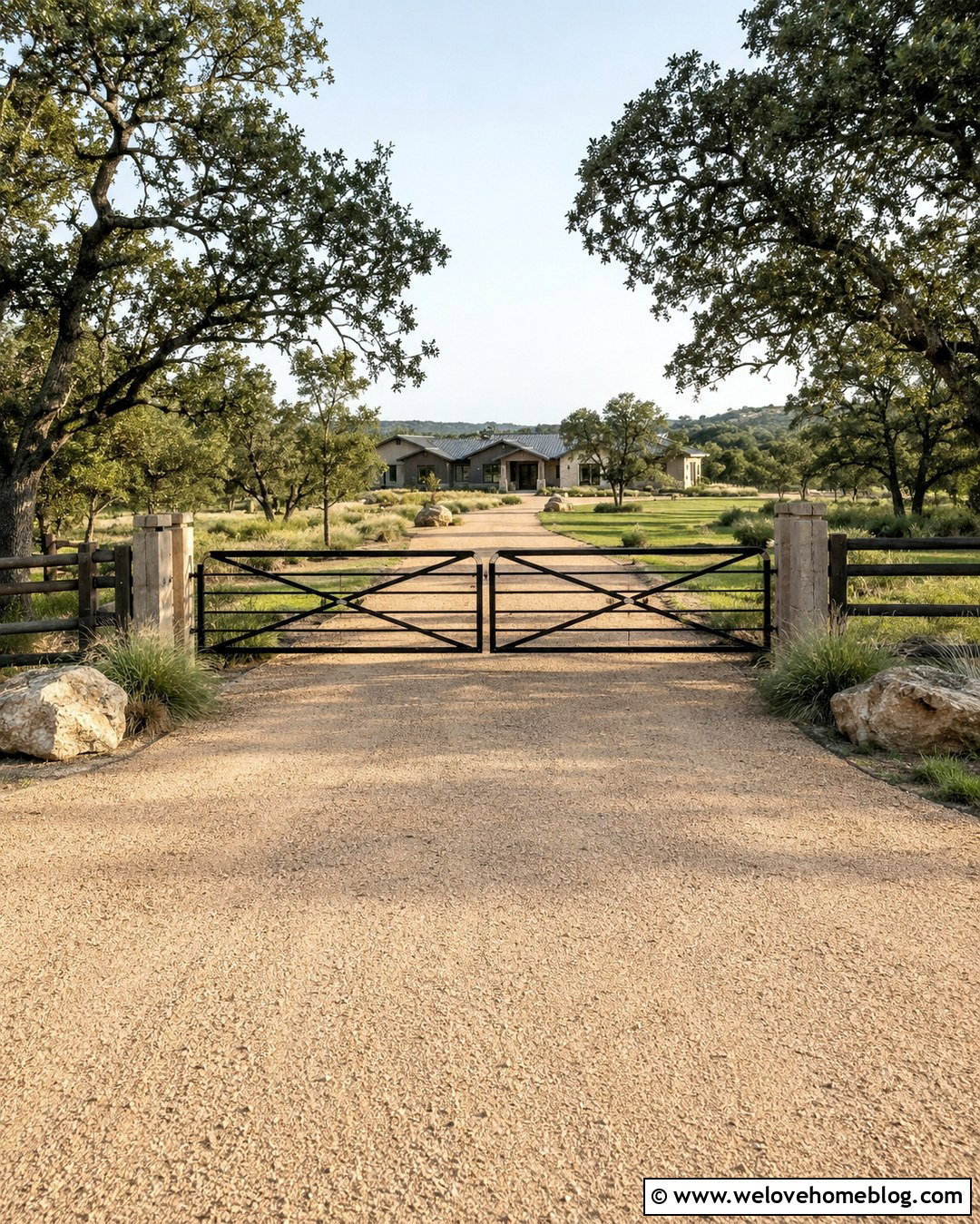 Ranch Double Driveway Gates - 20 Double Driveway Gates Ideas