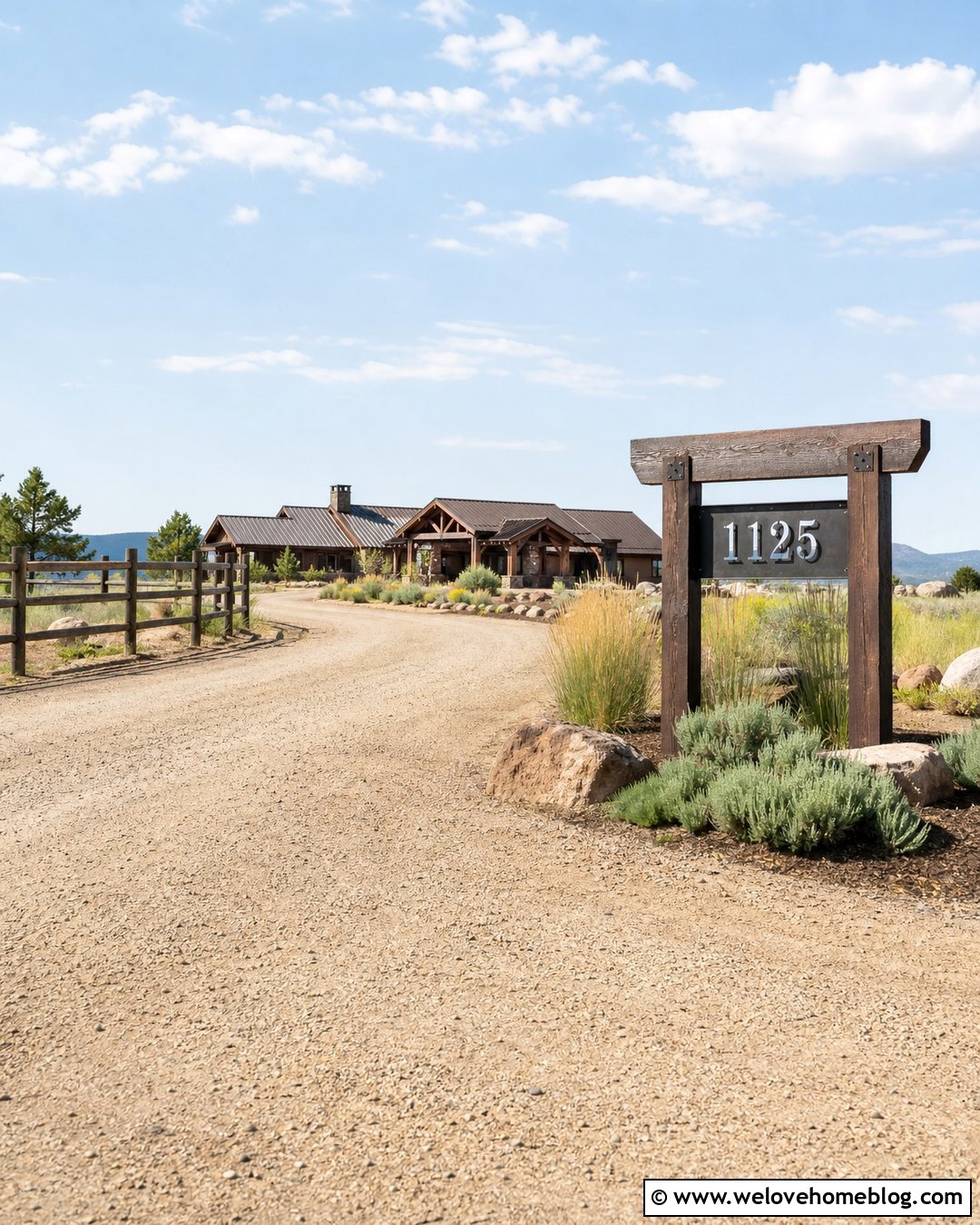 Ranch Driveway Address Sign - 45 driveway address sign ideas