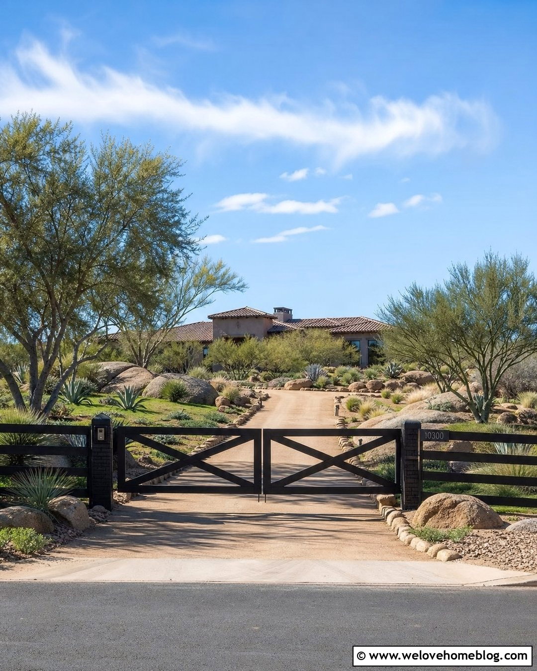 Ranch Driveway Fence - 25 Driveway Fencing Ideas