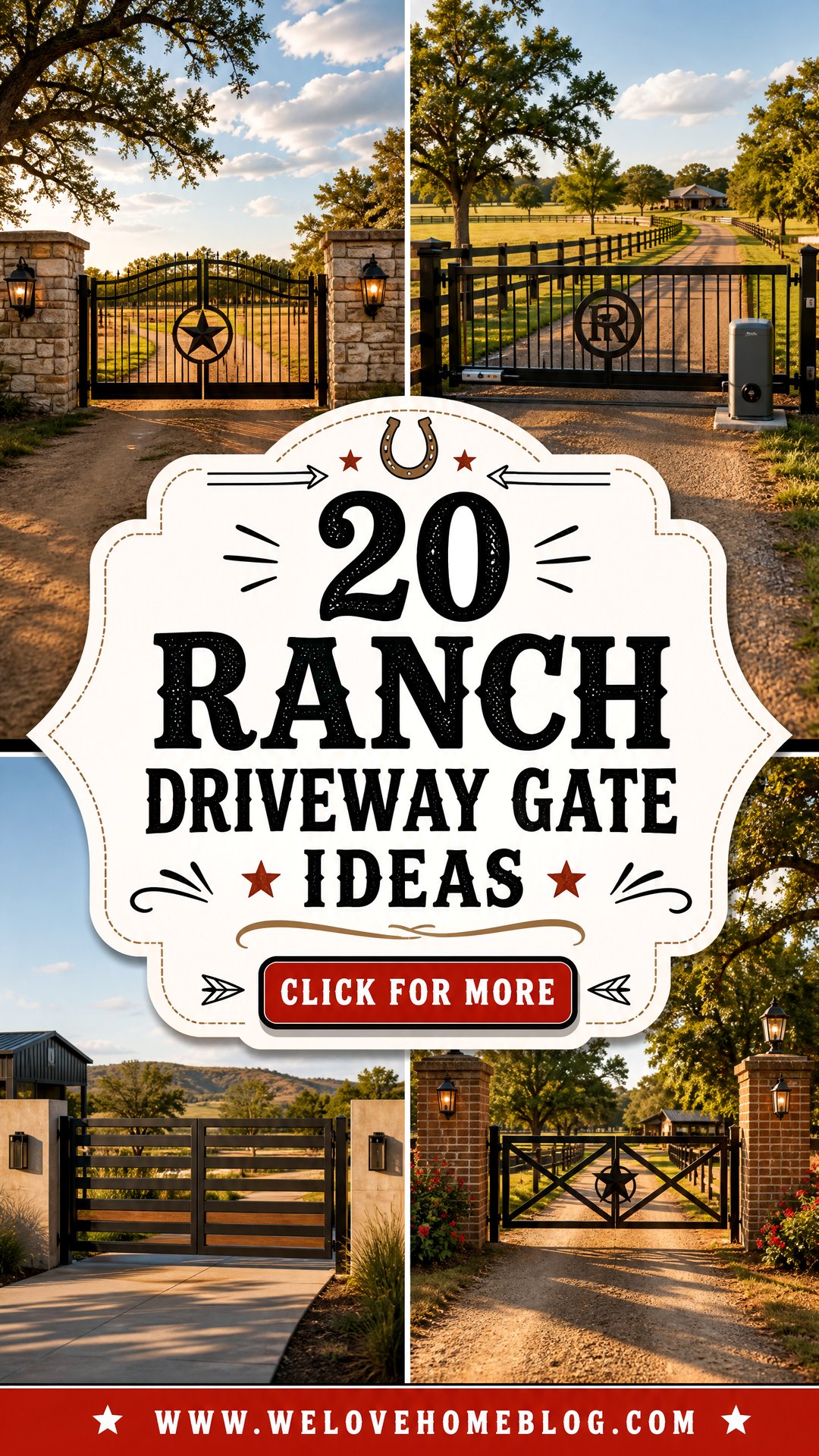 20 Ranch Driveway Gate Ideas for a Bold Western Welcome - 20 Ranch Driveway Gate Ideas for a Bold Western Welcome