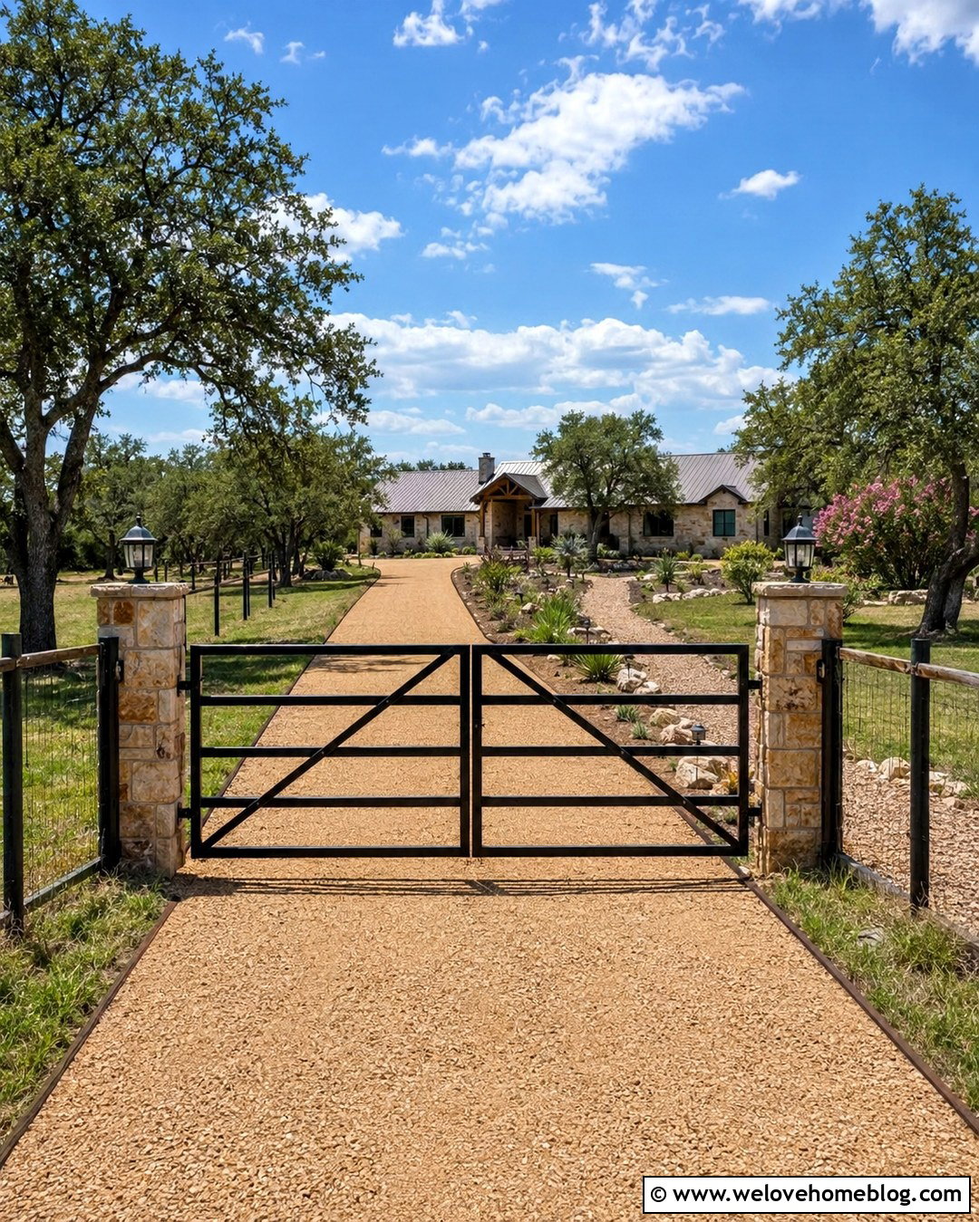 Ranch Driveway Gate - 20 Driveway Gate Ideas