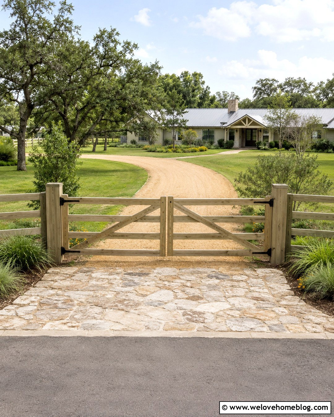 Ranch Rail Wood Driveway Gate - 20 Driveway Entry Gates Entrance Wood Ideas