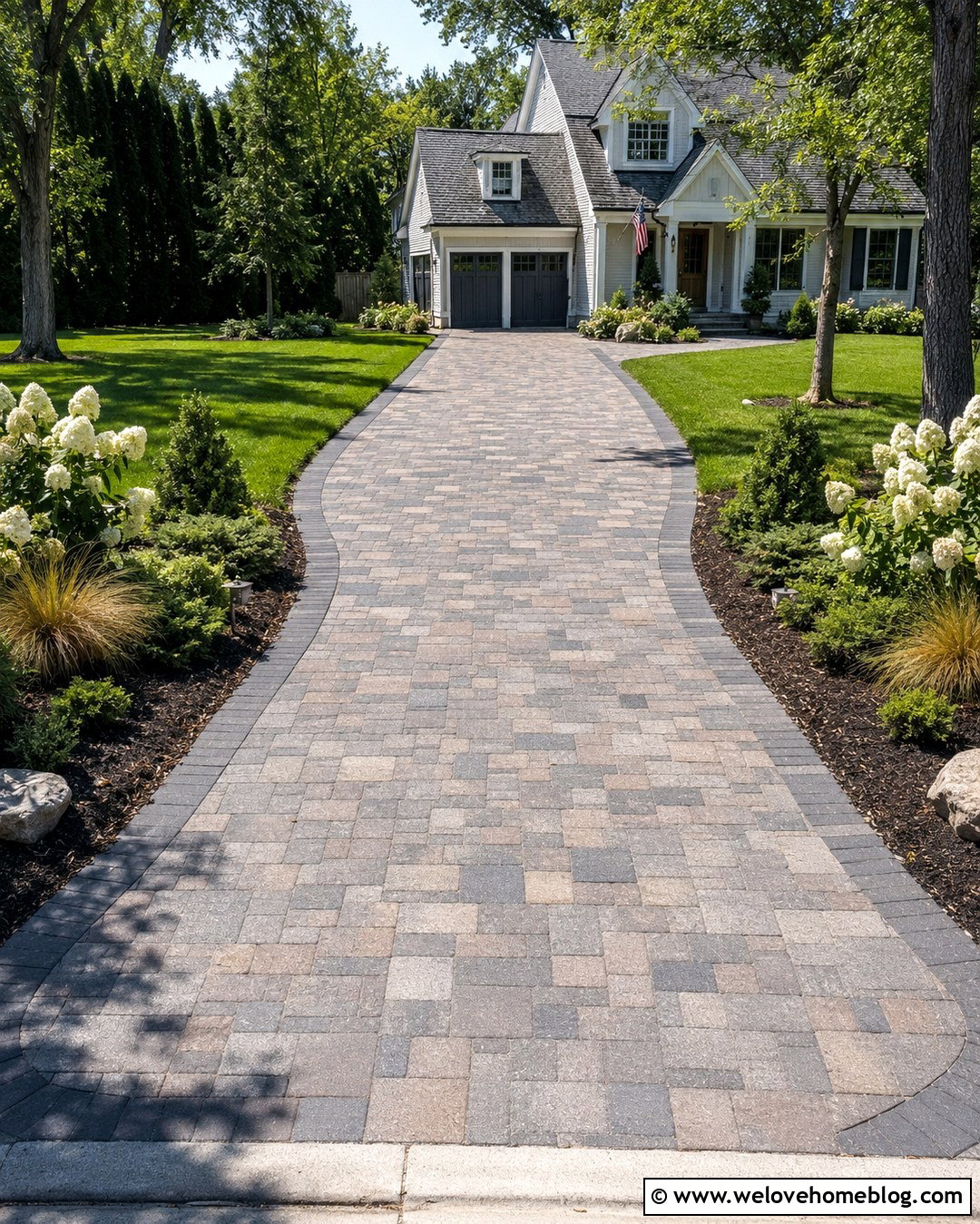 Random Pattern Cambridge Cobblestone Driveway - 20 cambridge cobblestone driveway ideas