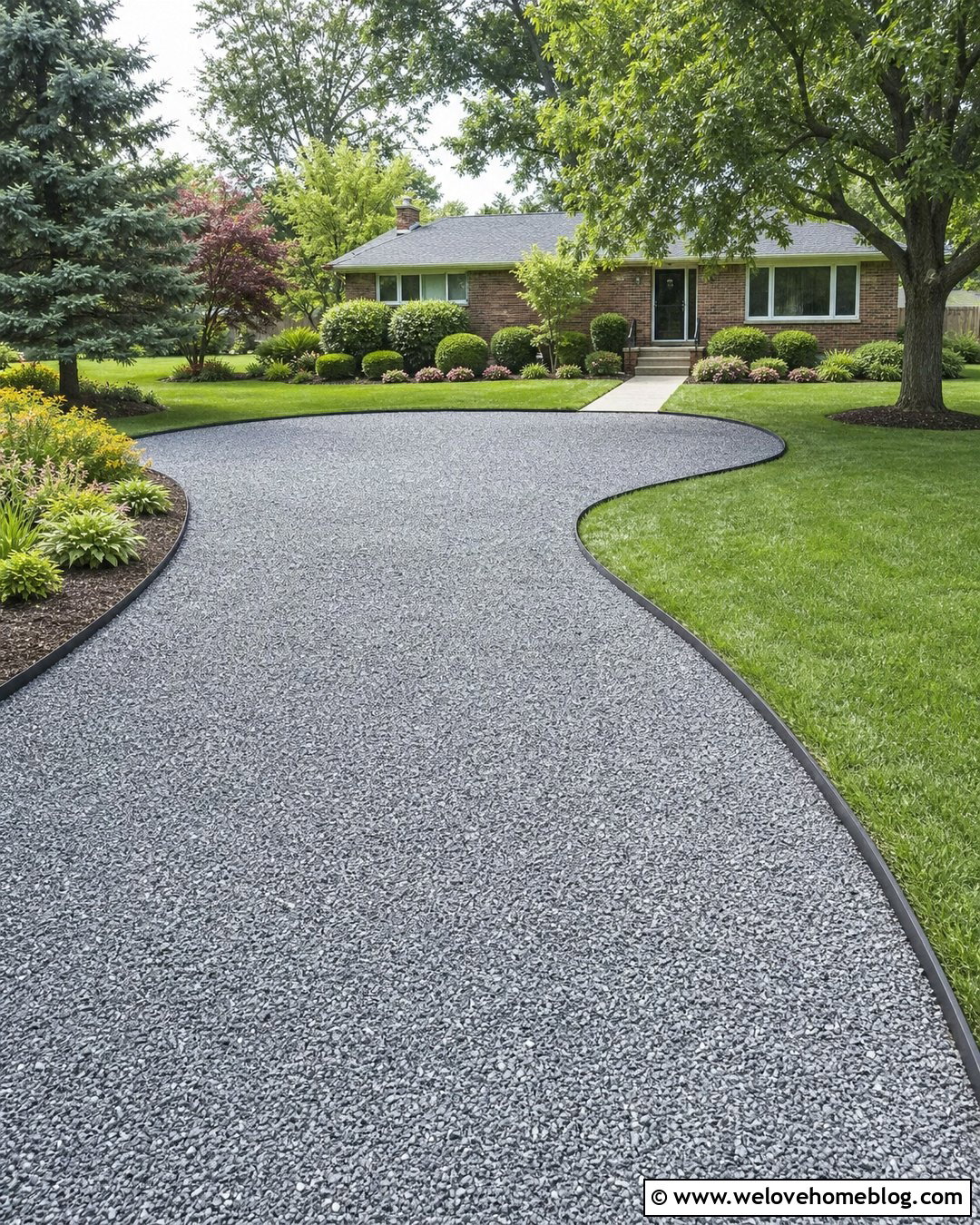 Recycled Rubber Edging For A Gravel Driveway - 25 Edging For Gravel Driveway Ideas