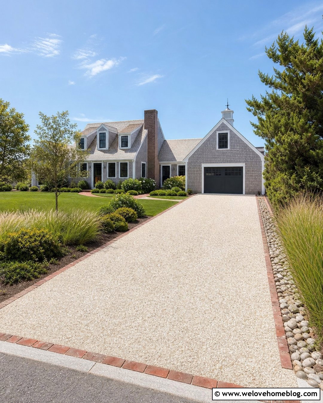 Recycled Shell Driveway - 20 Eco Friendly Driveway Ideas