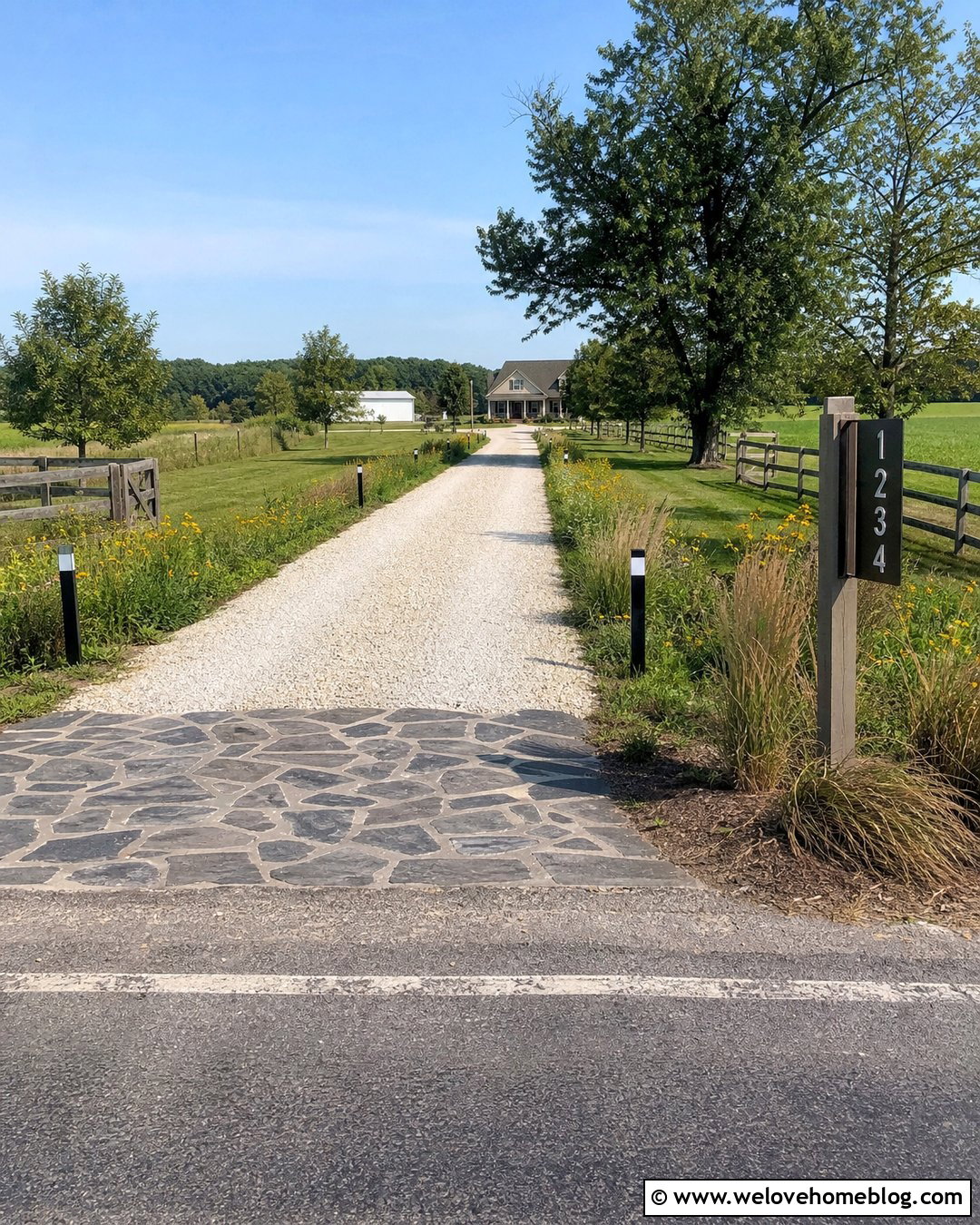 Reflective Driveway Sign For Rural Homes - 30 Driveway Signs Entrance Ideas