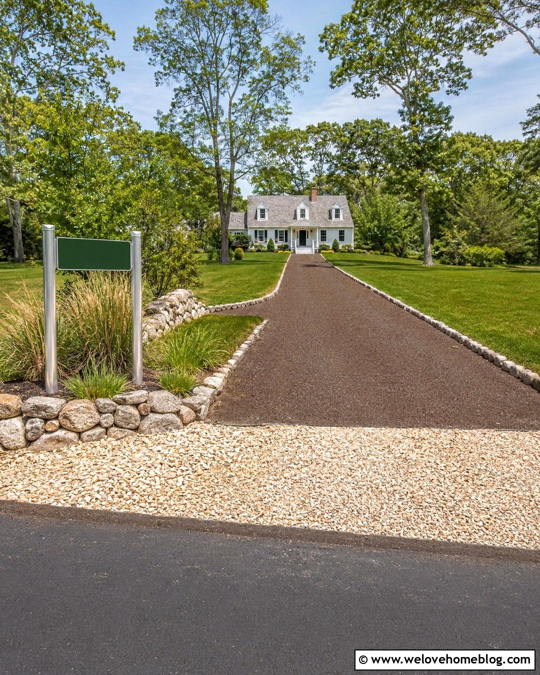 Reflective Metal Driveway Address Sign - 20 Metal Driveway Signs Ideas