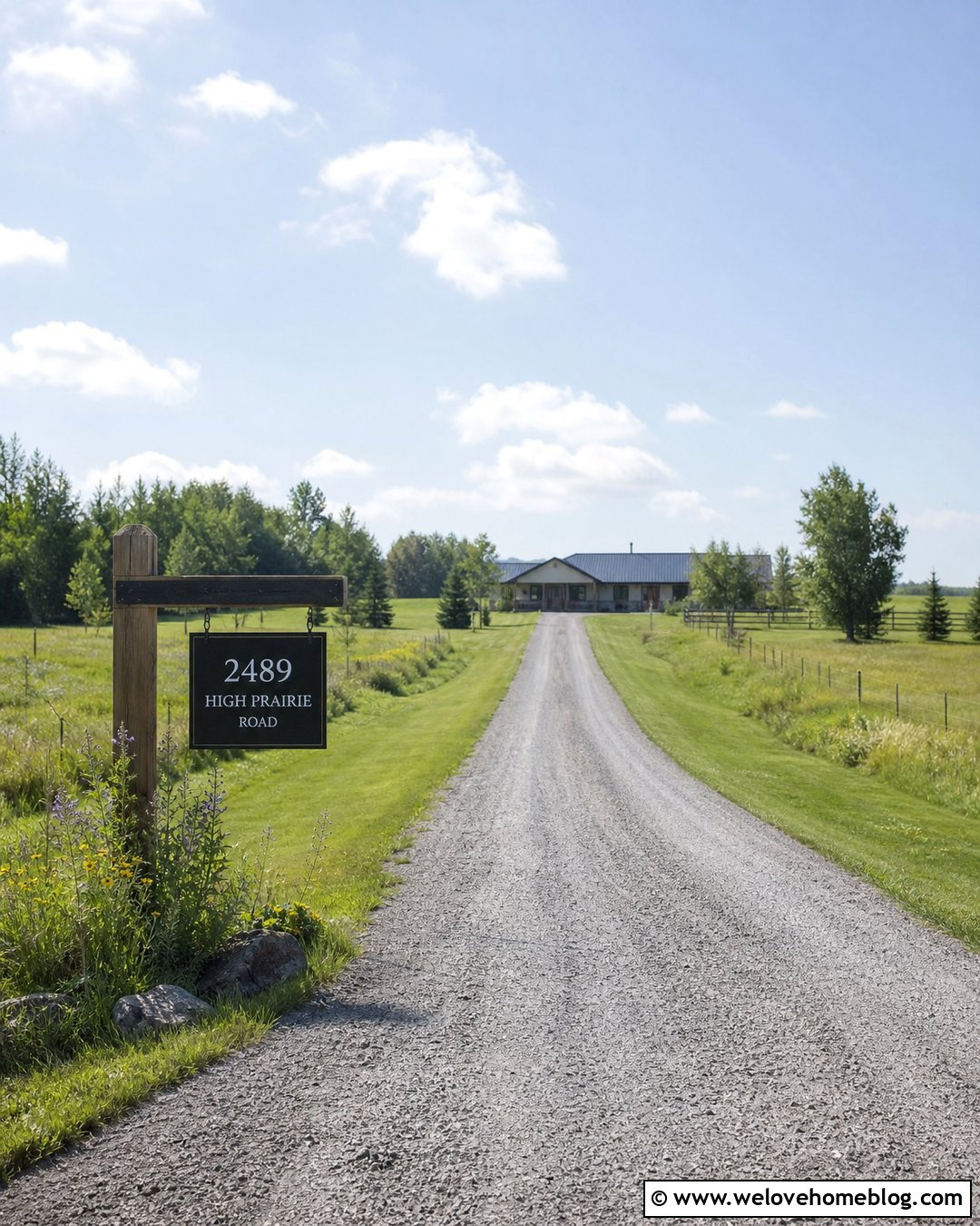 Reflective Rural Driveway Address Sign - 45 driveway address sign ideas