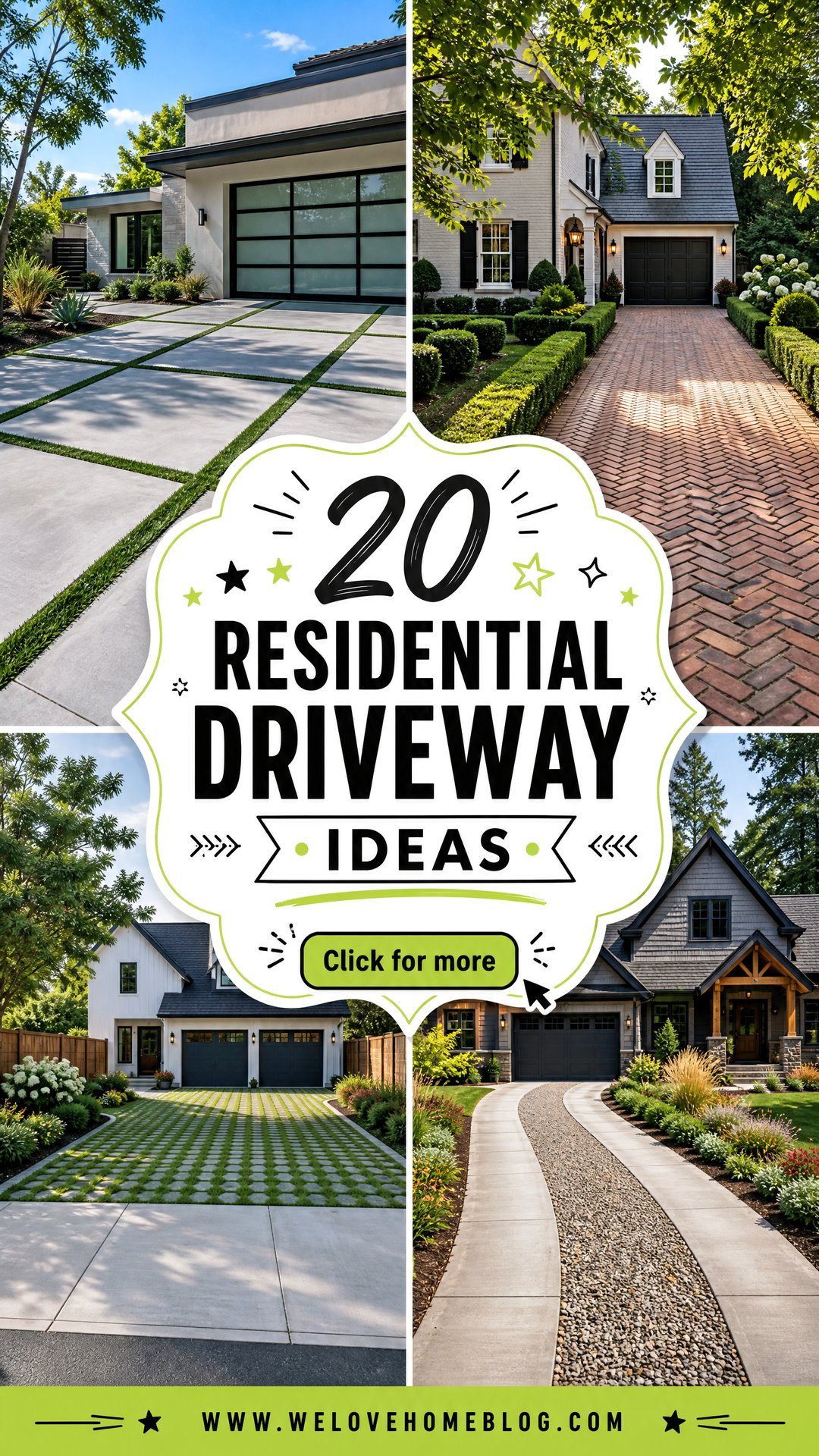 20 Residential Driveway Ideas to Elevate Any Home Exterior - 20 Residential Driveway Ideas to Elevate Any Home Exterior