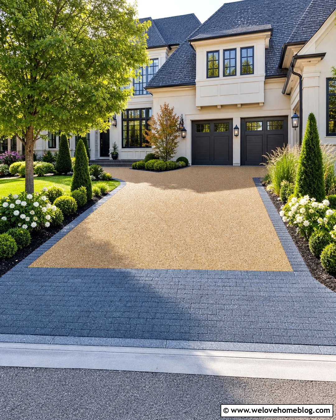 Resin Bonded Stone Driveway Flooring - 35 Driveway Flooring Ideas