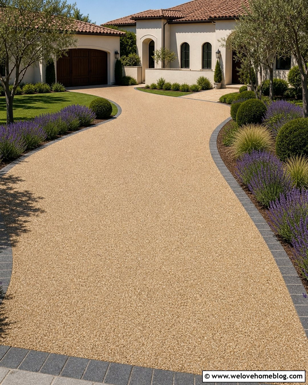 Resin Bound Curved Driveway Turnaround - 20 Turnaround Driveway Ideas