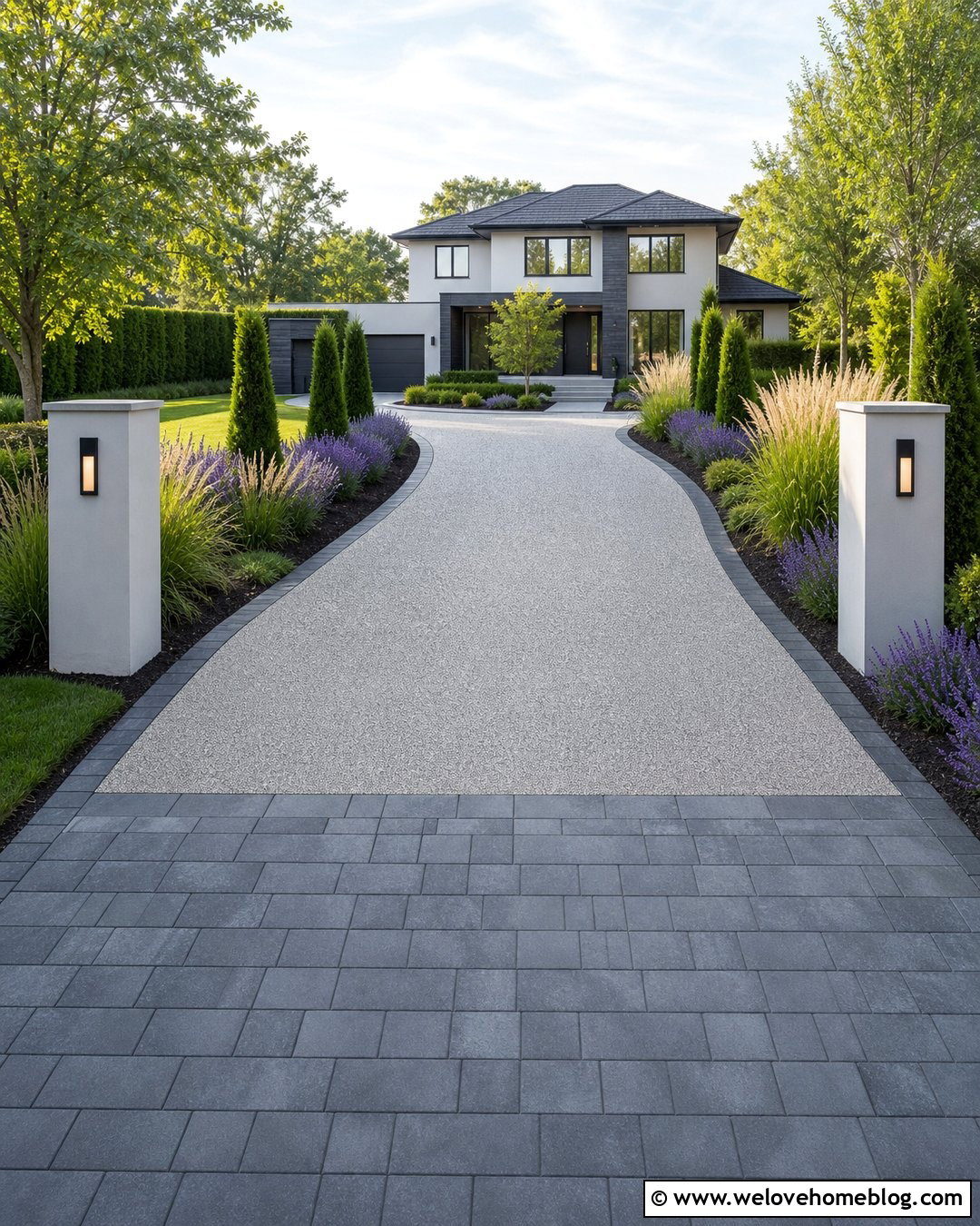 35 End of Driveway Entrance Ideas for a Memorable Welcome