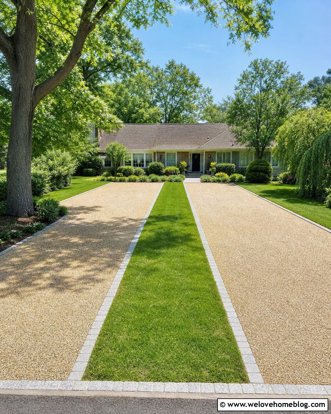 Resin Bound Driveway With Grass Strip - 20 resin bound driveway ideas