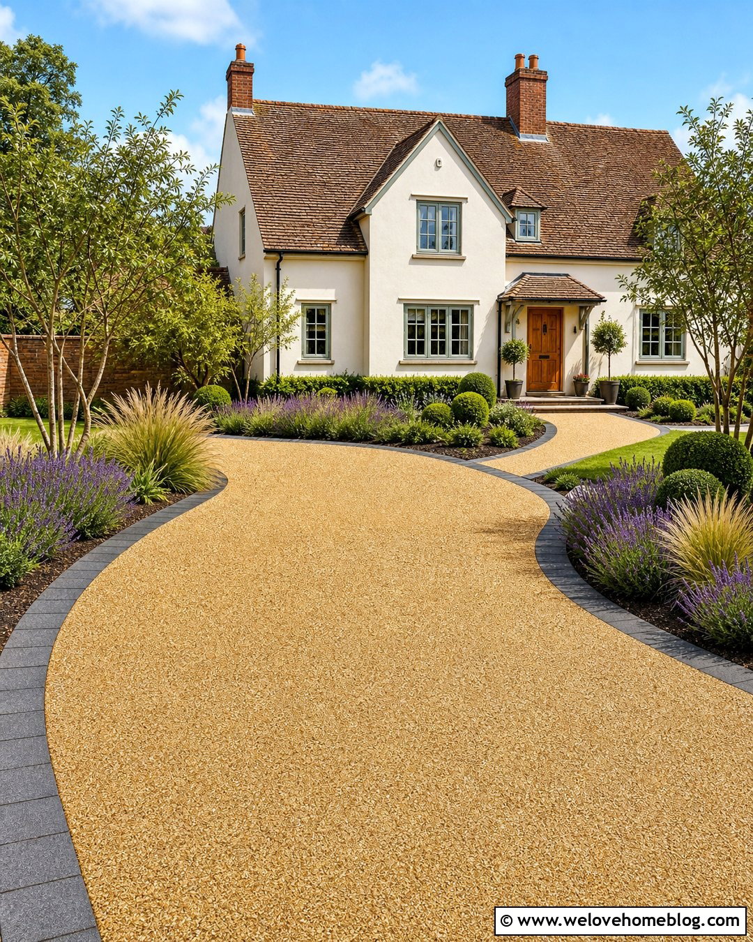 Resin Bound Gravel Driveway - 40 driveway paving ideas