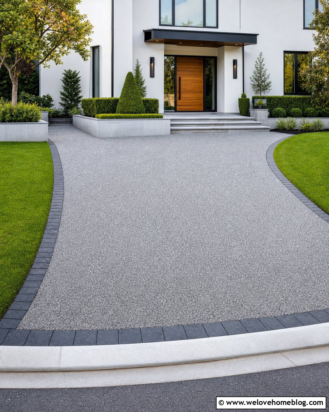Resin Bound Gravel Driveway - 45 modern driveway ideas