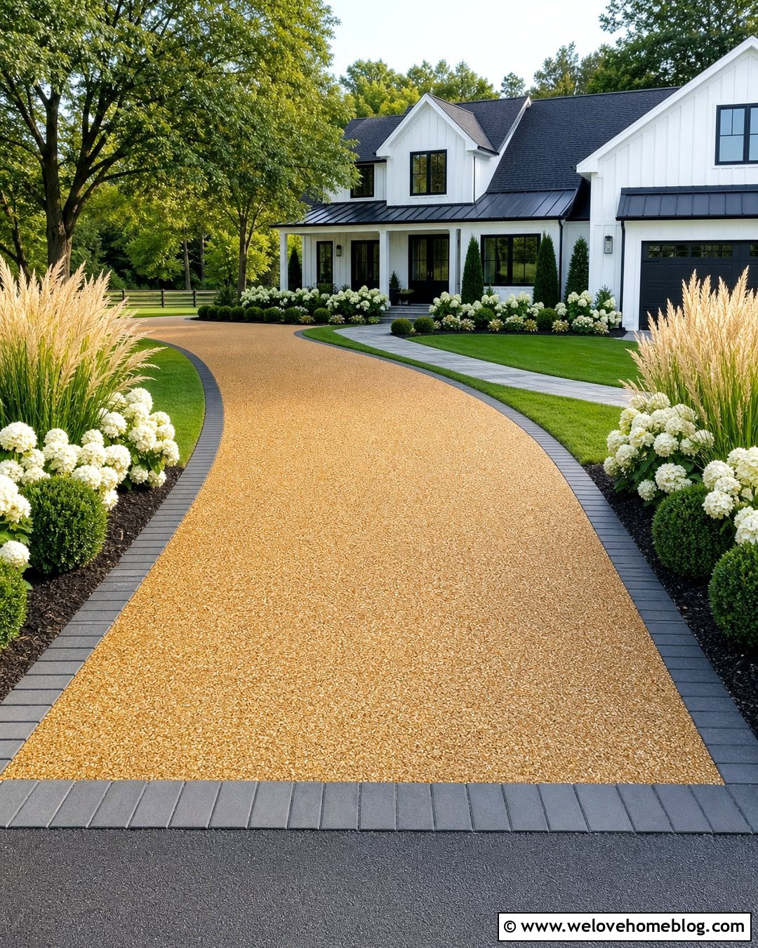 Resin Bound Gravel Driveway - 20 Driveway Surfaces Ideas