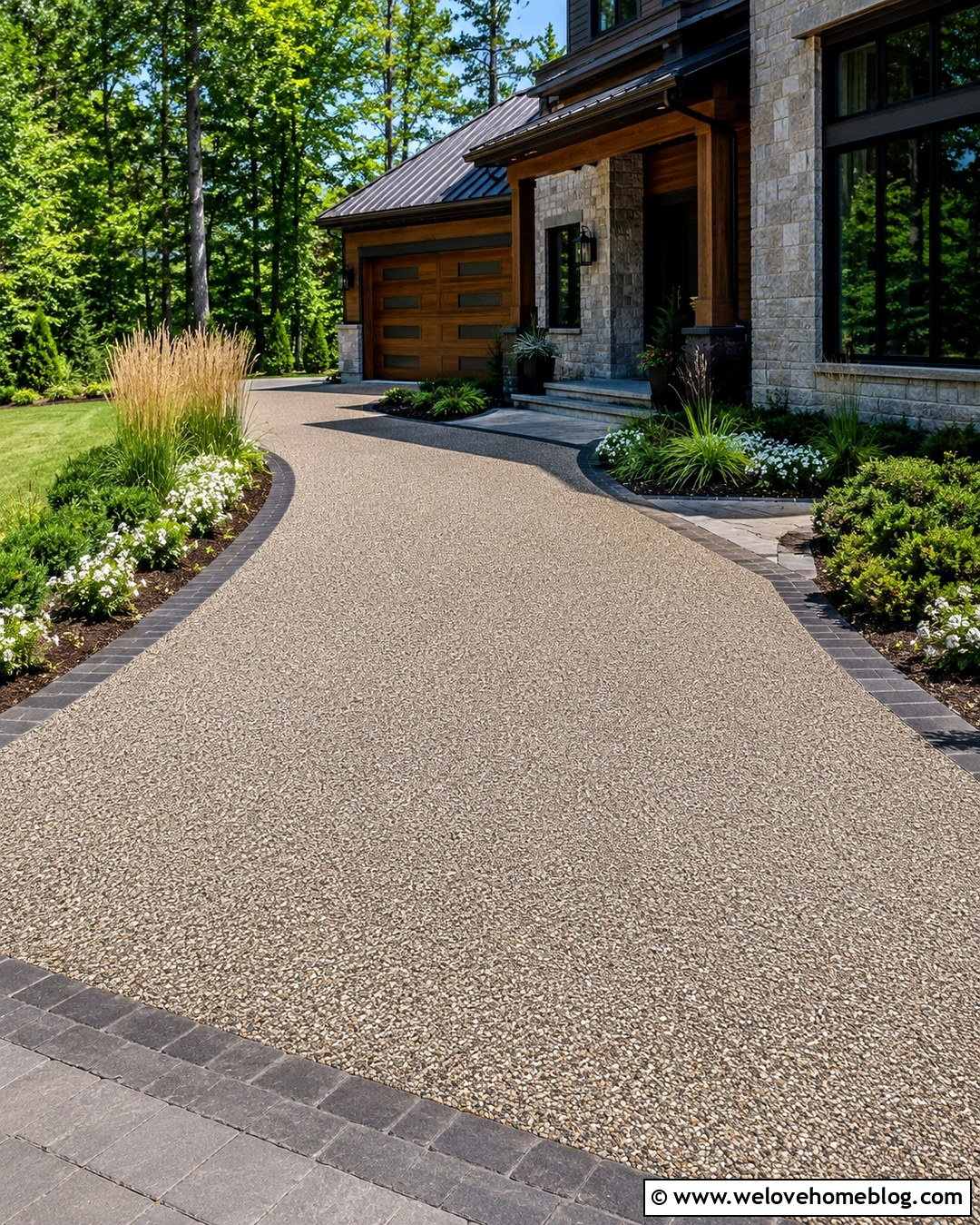 20 Modern Driveway With Textured Surface Ideas for Bold Style