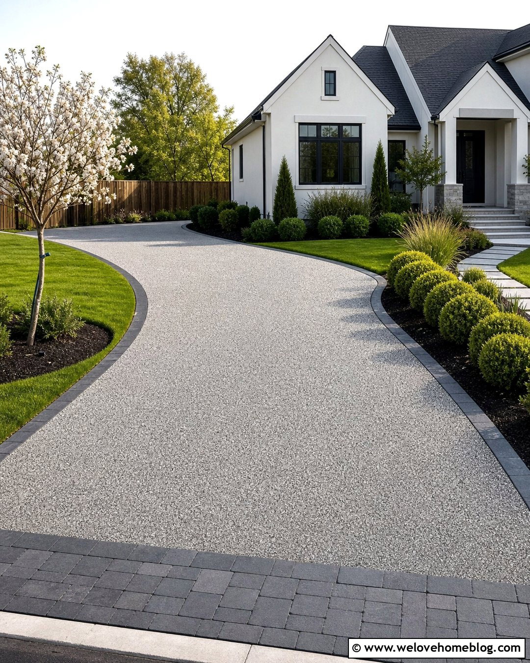 Resin Bound Gravel Driveway With Steel Edging - 35 home driveway ideas