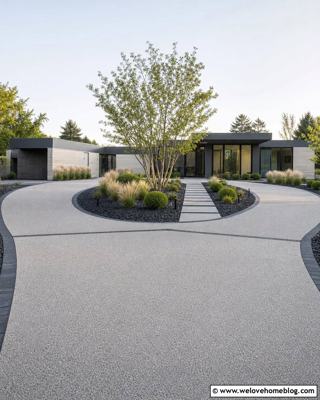 20 Driveway Landscape for Horseshoe Ideas Country Homes Love