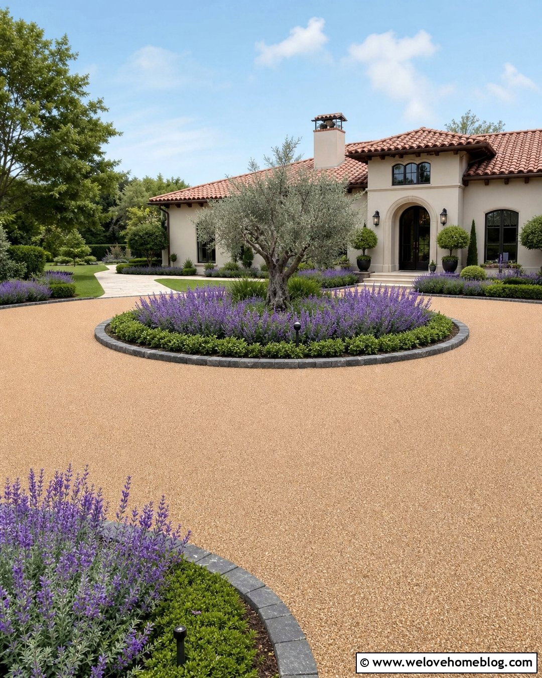 20 Roundabout Driveway Landscaping Ideas for a Grand Entry