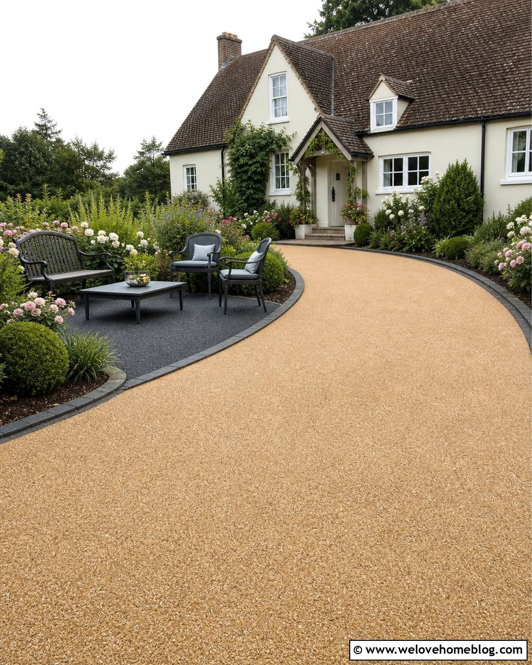 Resin Driveway Garden Lounge Hangout - 20 driveway hangout ideas