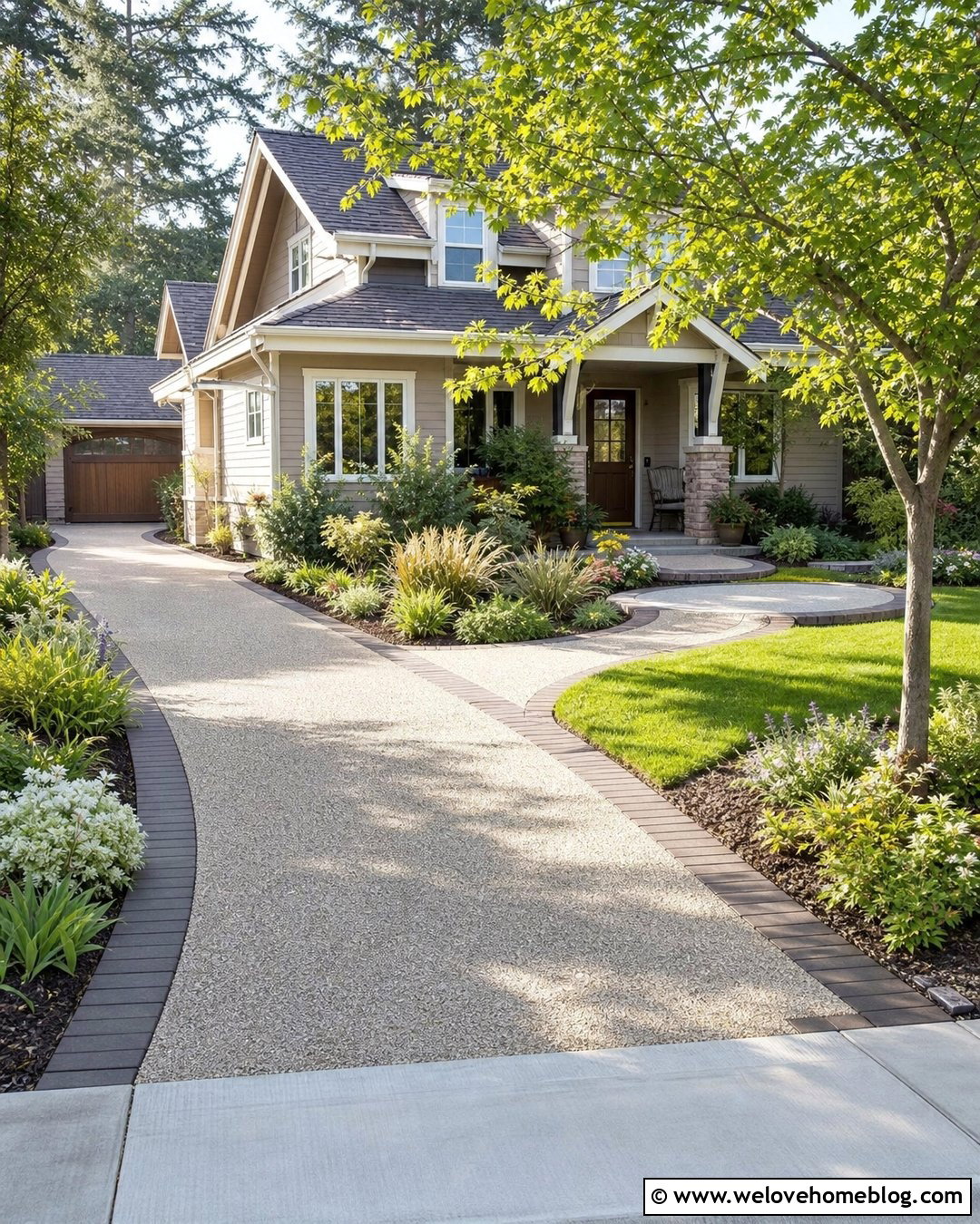 Resin Driveway With Coordinated Patio And Paths - 20 Resin Drives Driveways Ideas