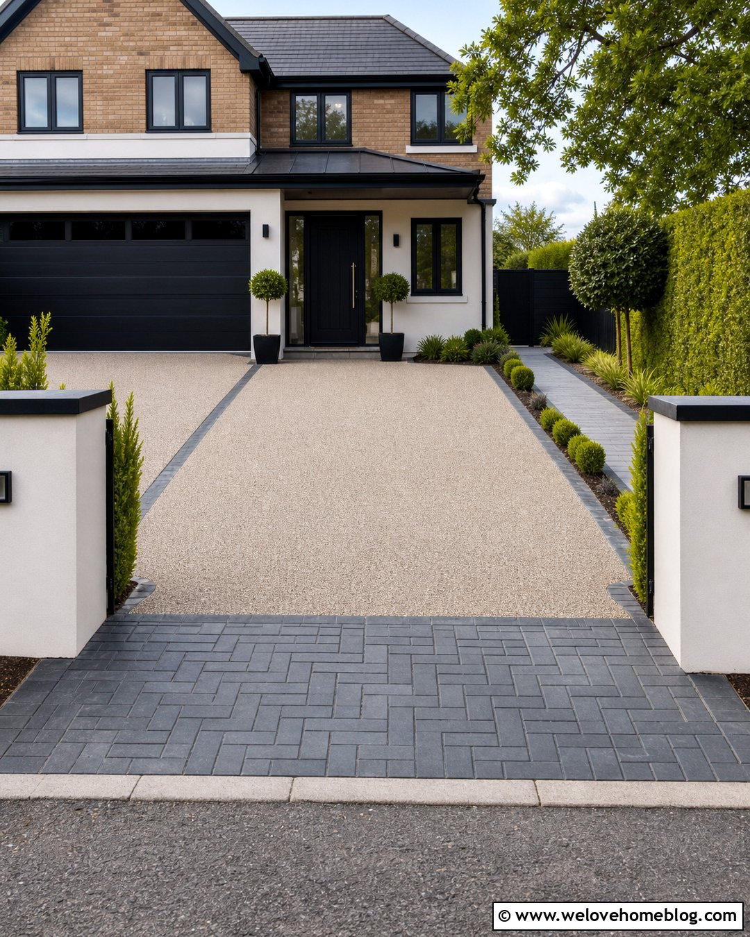 Resin Driveway With House Number Sign - 35 Resin Driveway Uk Ideas
