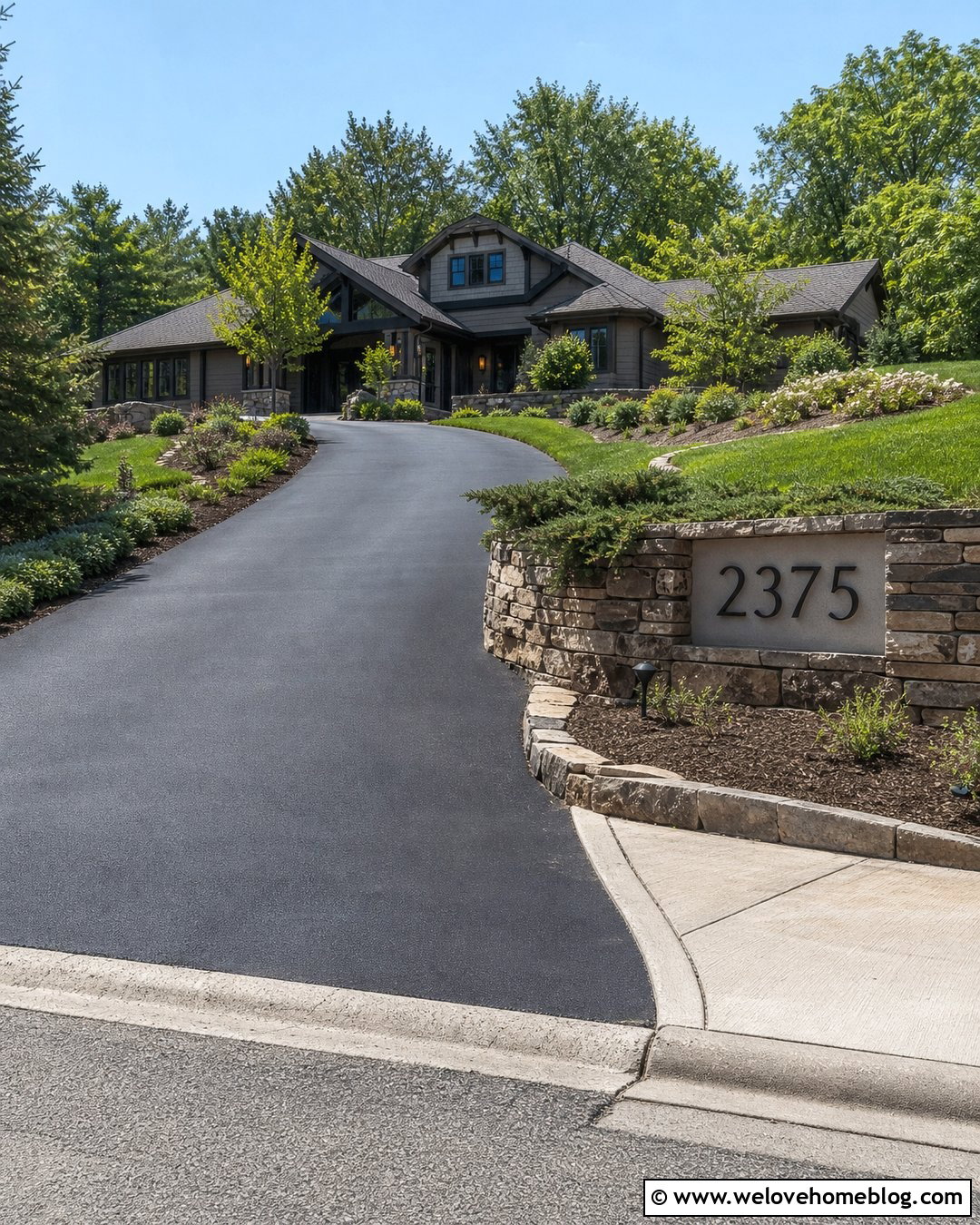 Retaining Wall Driveway Address Sign - 45 driveway address sign ideas