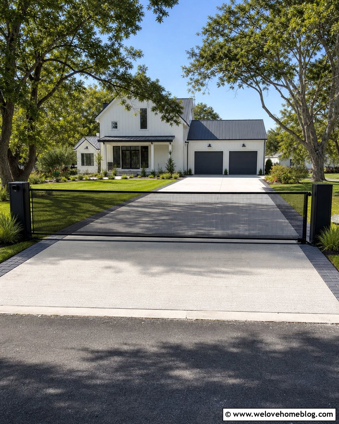 Retractable Mesh Driveway Fence - 20 Driveway Safety Barrier Ideas