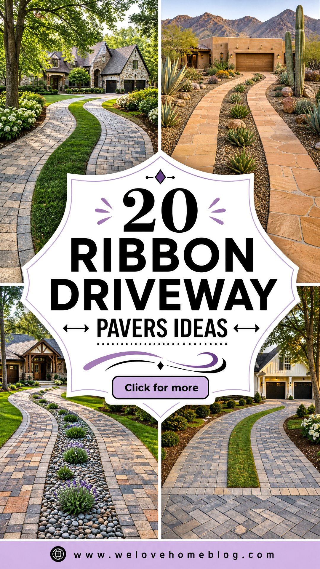 20 Ribbon Driveway Pavers Ideas for a Timeless Greener Look - 20 Ribbon Driveway Pavers Ideas for a Timeless, Greener Look