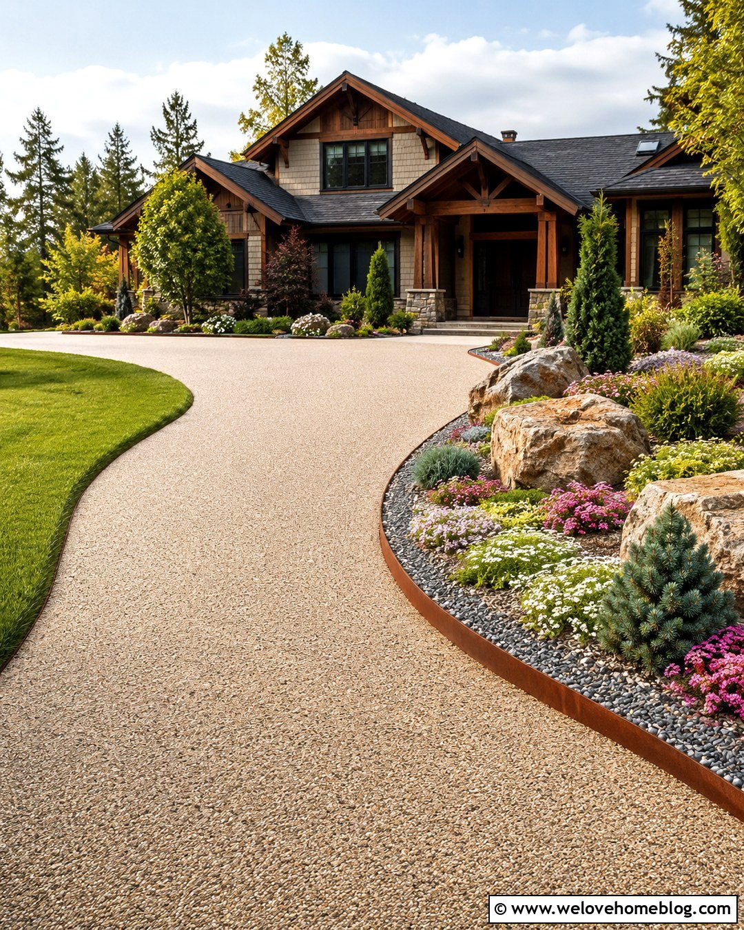 20 Garden Beside Driveway Ideas for a Lush, Welcoming Look