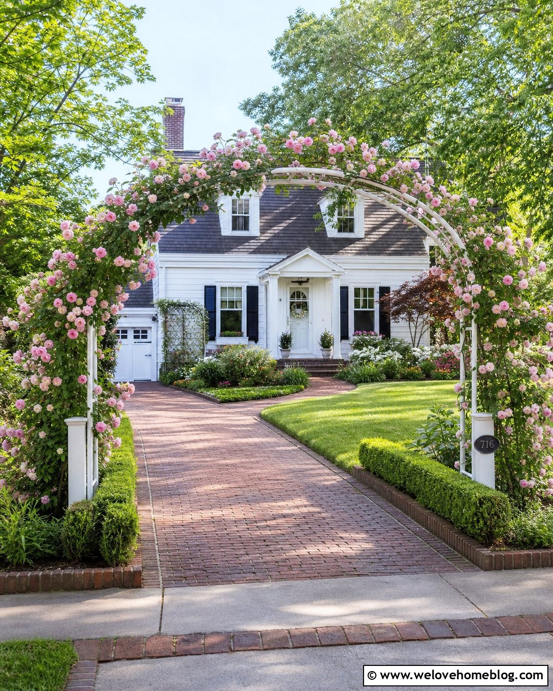 Rose Driveway Entrance Archway - 20 driveway entrance archway ideas