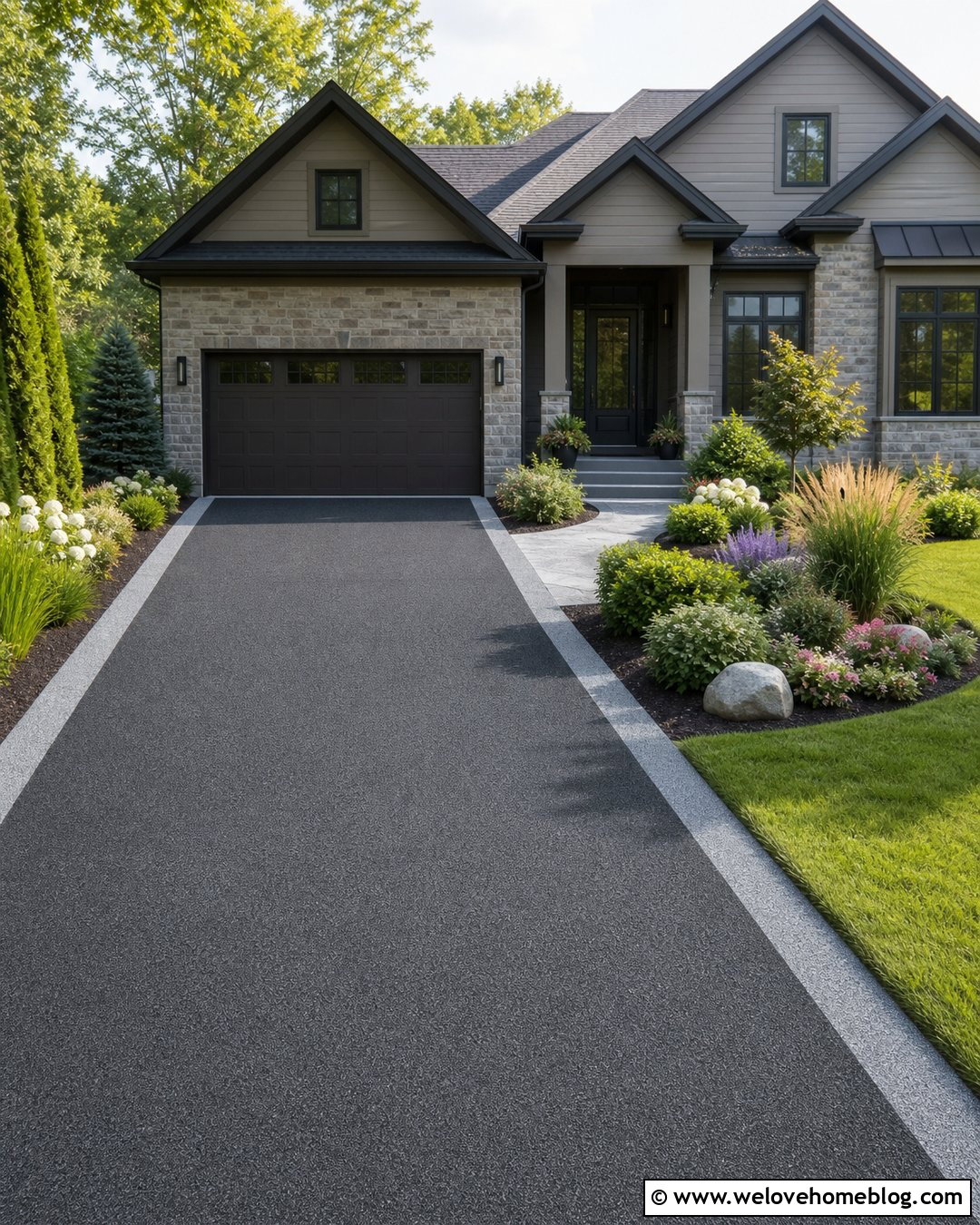 Rubber Driveway With Matching Front Walkway - 20 Rubber Driveway Recycled Tires Ideas