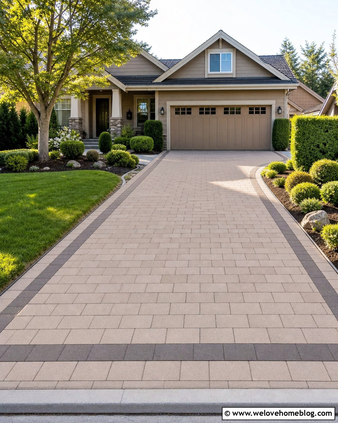 20 Driveway Paver Patterns Ideas for Standout Curb Appeal