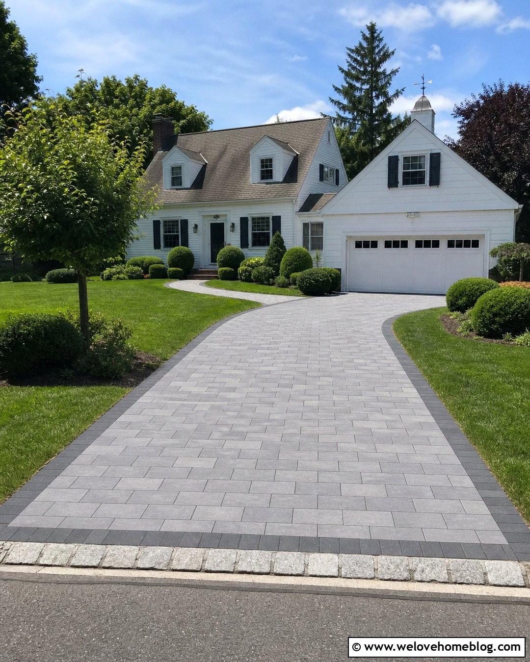 Running Bond Paver Driveway - 40 driveway pavers ideas