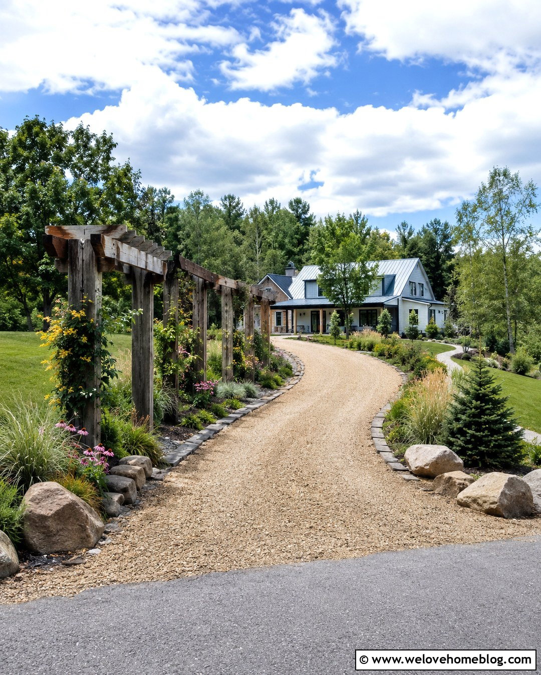 20 Driveway Trellis Ideas for a Charming Garden Entrance