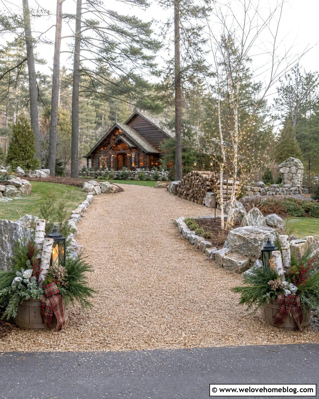25 Driveway Christmas Decorations Ideas for Festive Arrivals