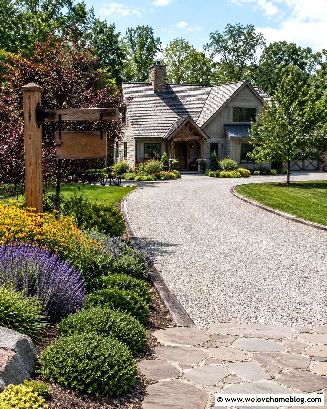 Rustic Hanging Driveway Sign - 20 Driveway Signs Entrance House Numbers Ideas