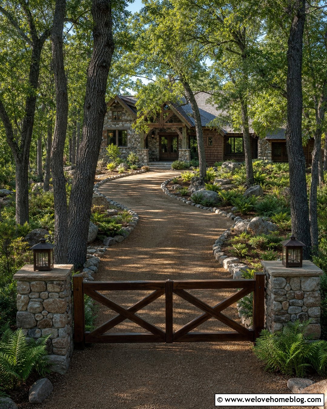 Rustic Oak Tree Lined Driveway - 20 Oak Tree Lined Driveway Ideas