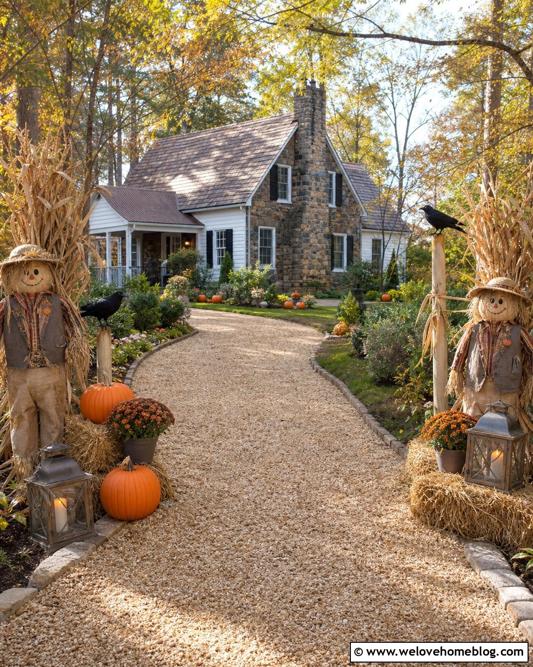 Scarecrow Driveway Halloween Decorations - 25 Driveway Halloween Decorations Ideas