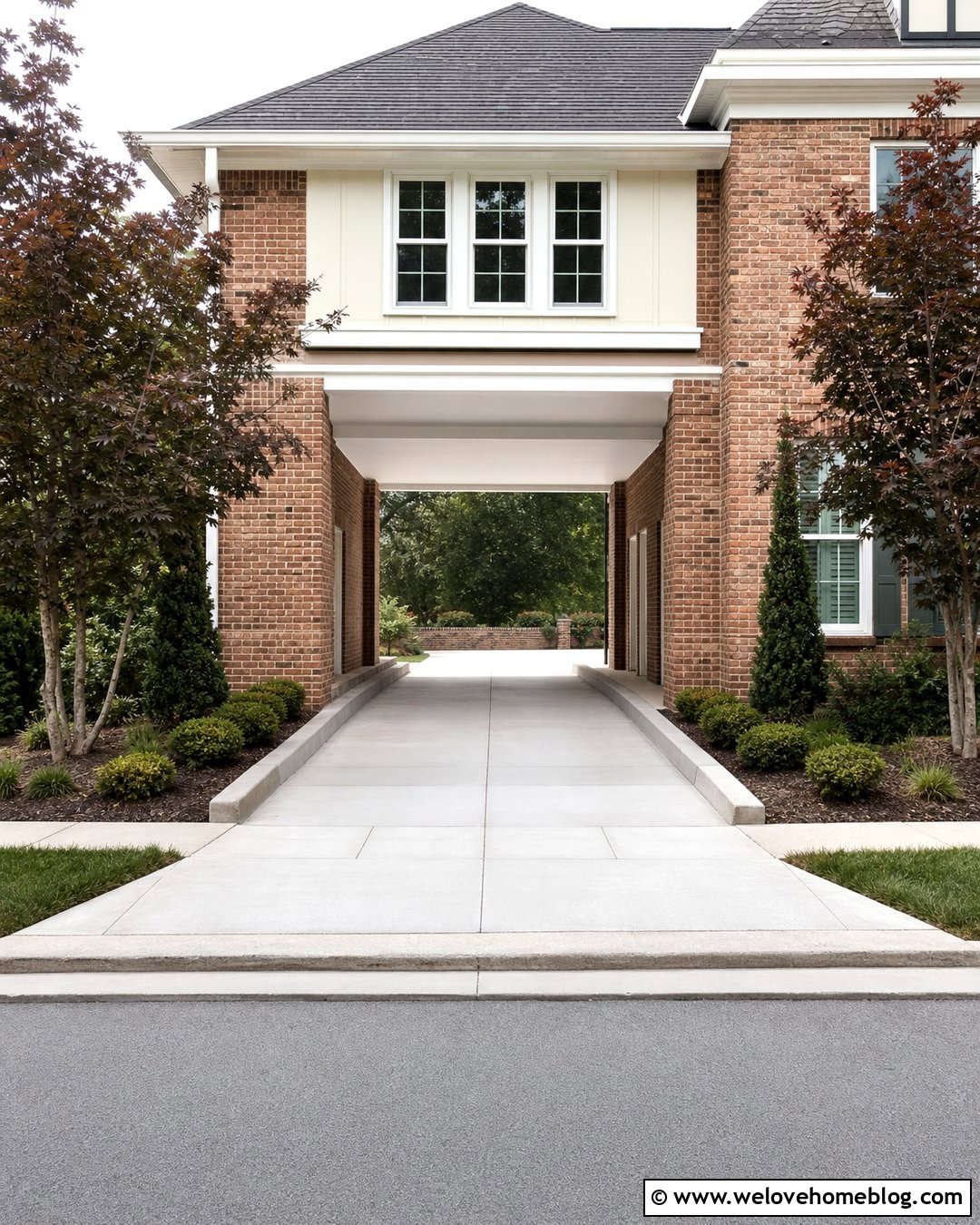 Second Story Driveway Overhang