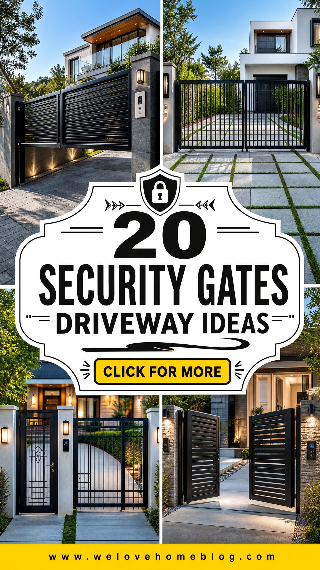 20 Security Gates Driveway Ideas for a Safer Stylish Home - 20 Security Gates Driveway Ideas for a Safer, Stylish Home