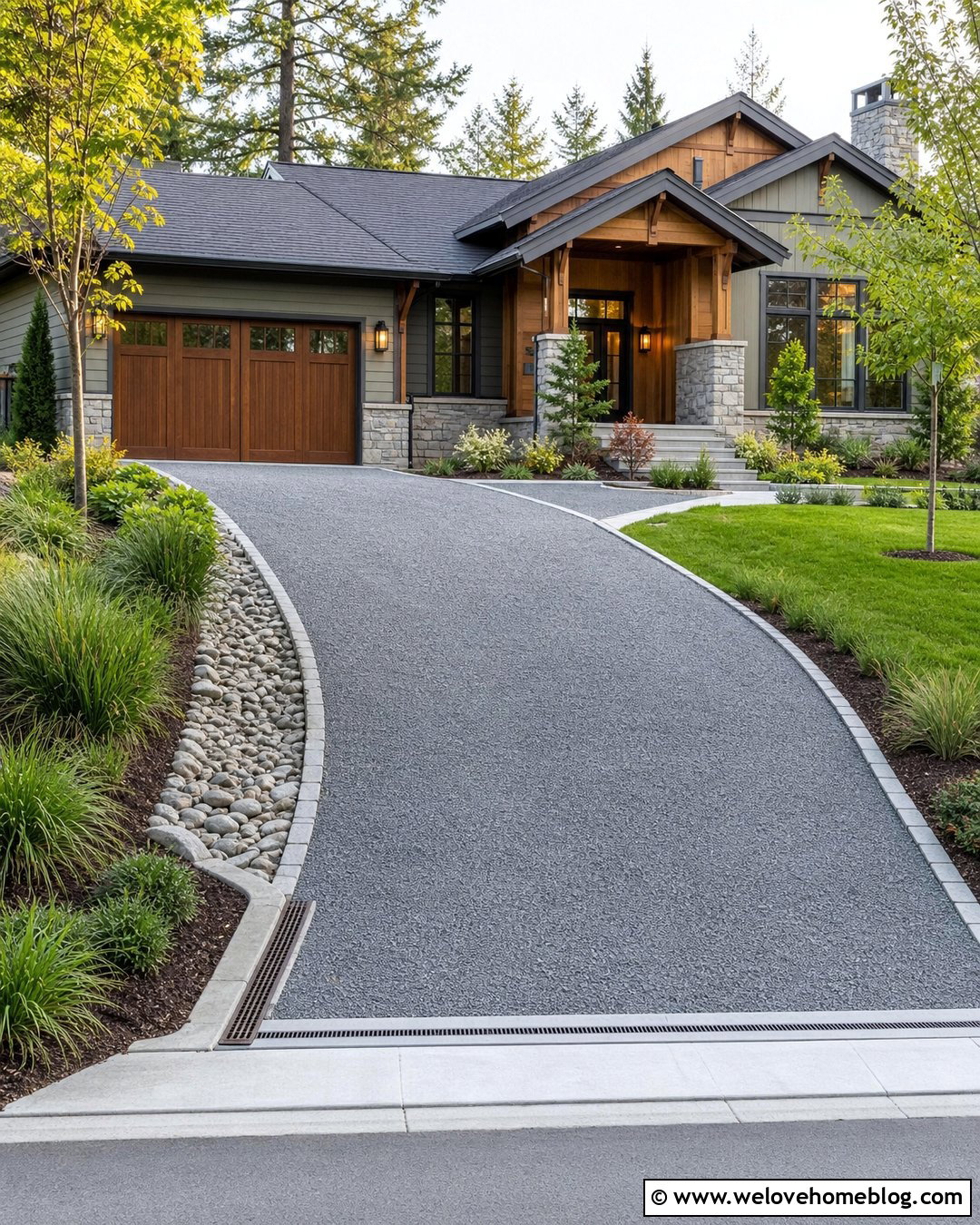 Self Binding Gravel Driveway With Drainage Channels - 20 self binding gravel driveways ideas