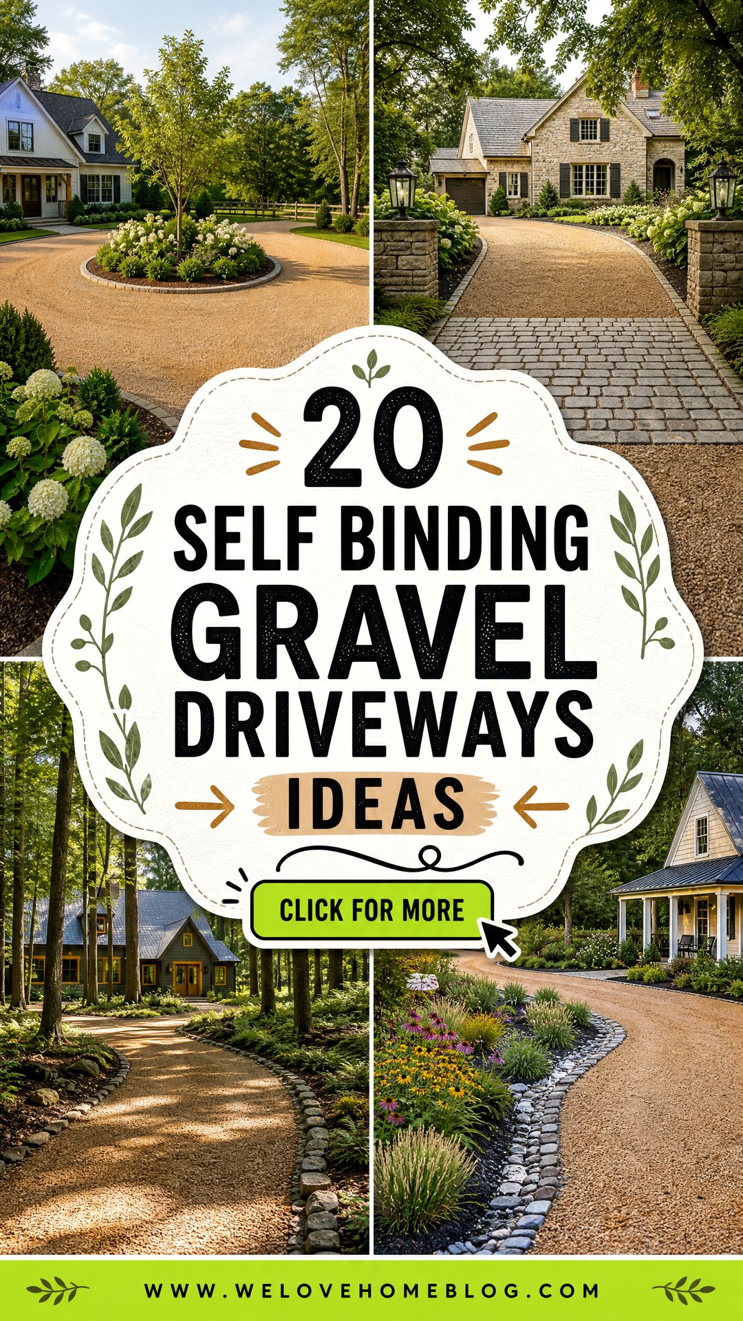 20 Self Binding Gravel Driveways Ideas for Country Homes - 20 Self Binding Gravel Driveways Ideas for Country Homes