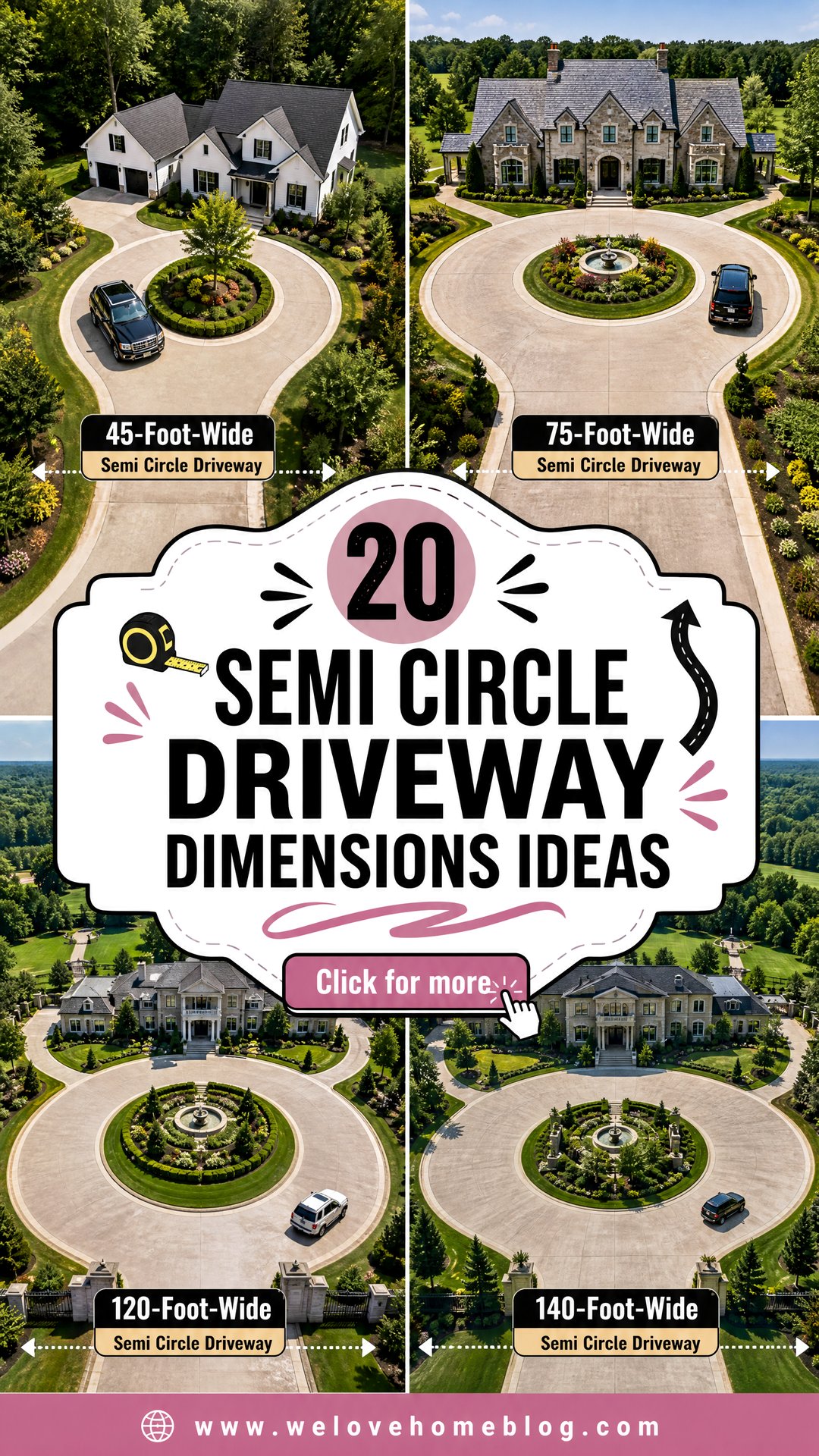 20 Semi Circle Driveway Dimensions Ideas for Smarter Plans - 20 Semi Circle Driveway Dimensions Ideas for Smarter Plans