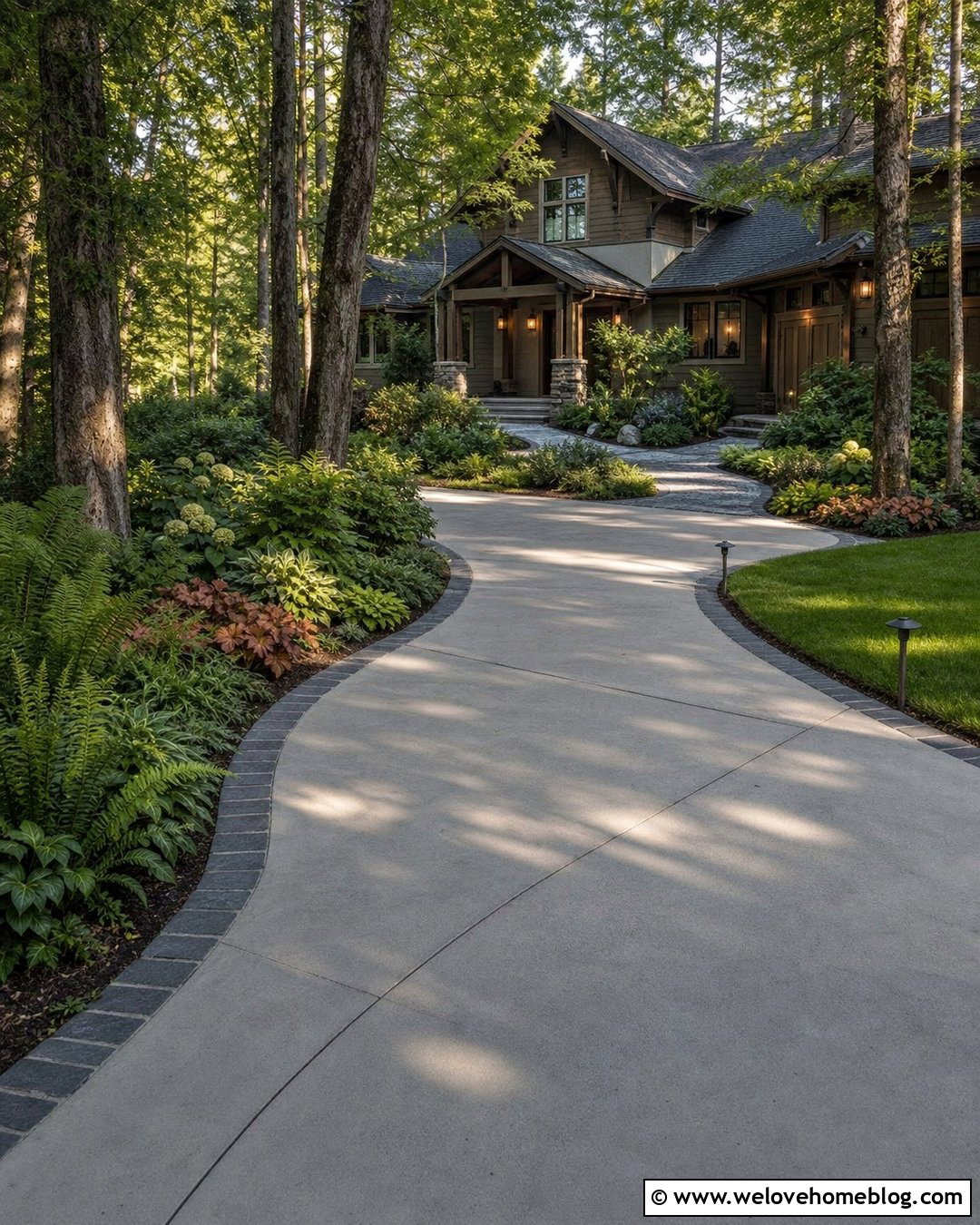 Shade Driveway Planting - 35 Driveway Planting Ideas