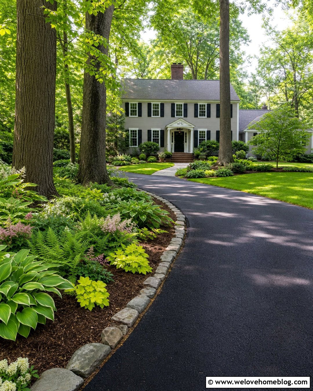 Shade Flower Bed Beside Driveway - 20 flower bed beside driveway ideas