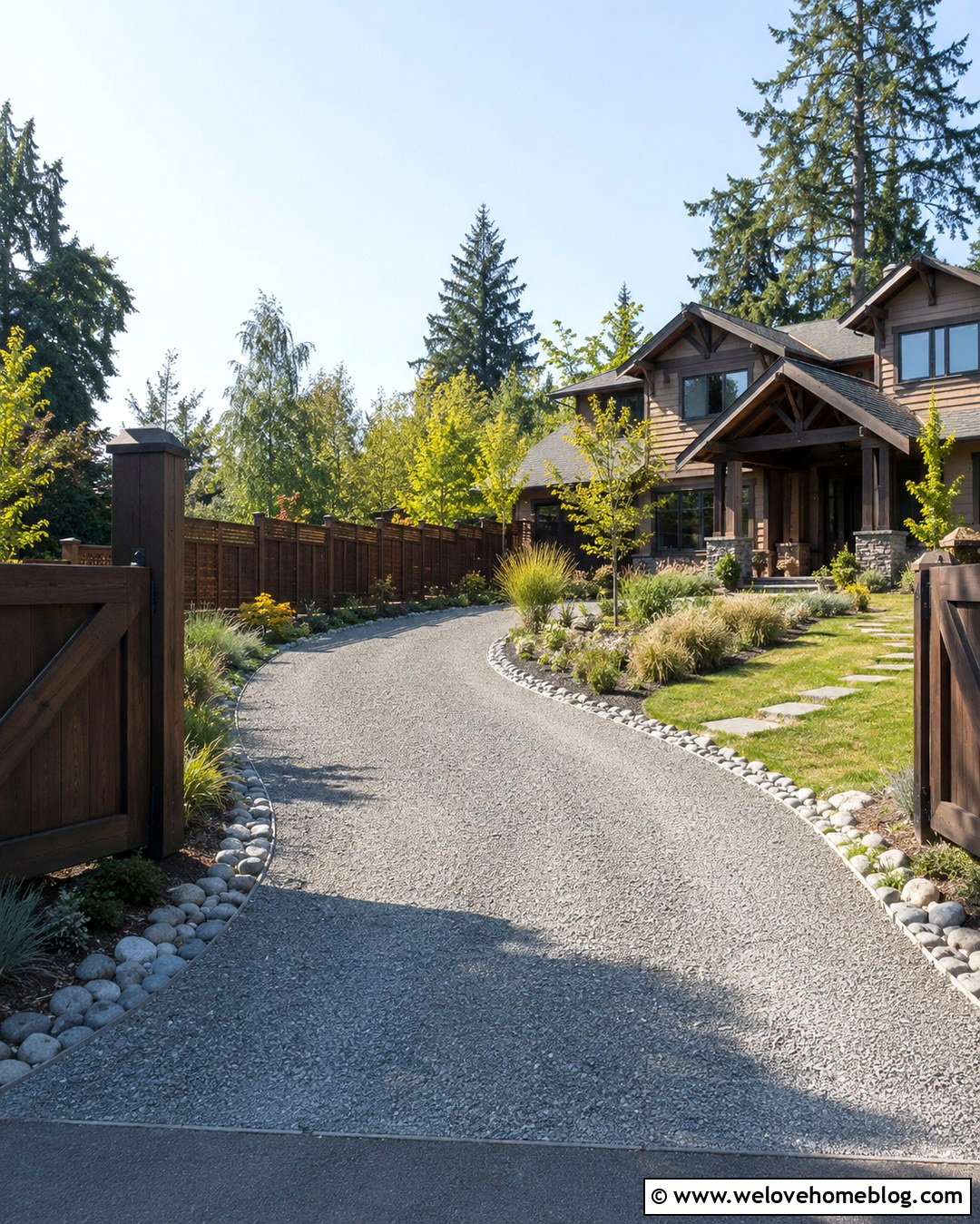 Shadowbox Driveway Privacy Fence - 20 driveway privacy fence inspiration ideas